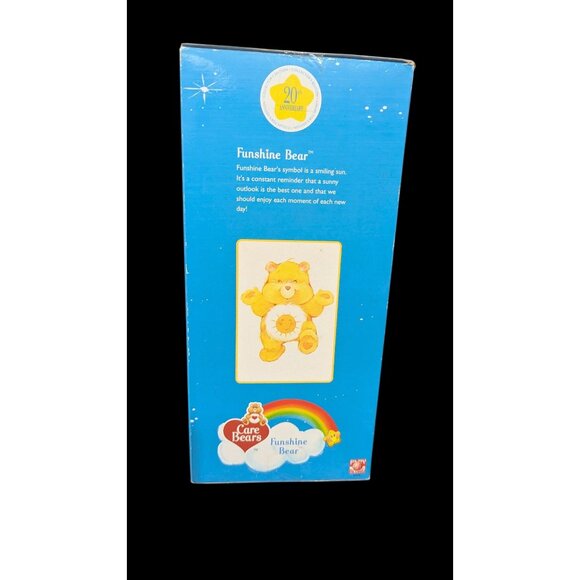 Original Funshine Bear 20th Anniversary Collector's Edition Plush 2003 NOS - Picture 4 of 6
